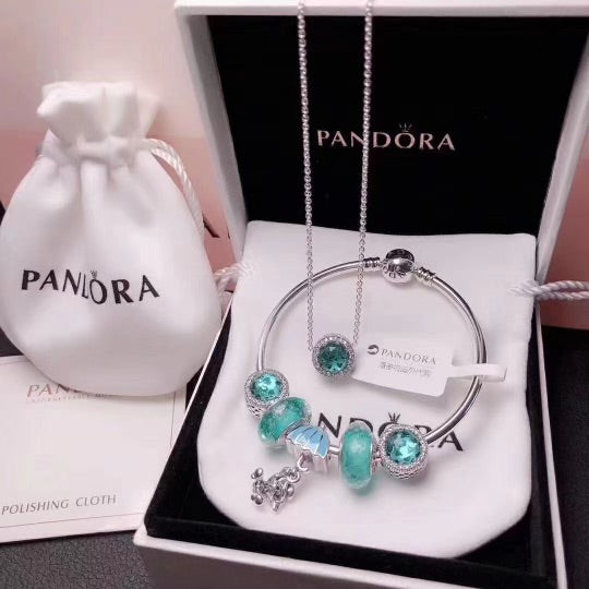 Pandora Bracelet and Necklace