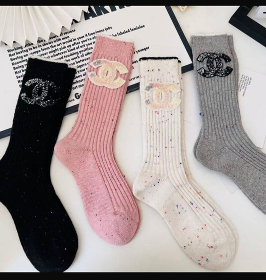 Chanel Wool Socks