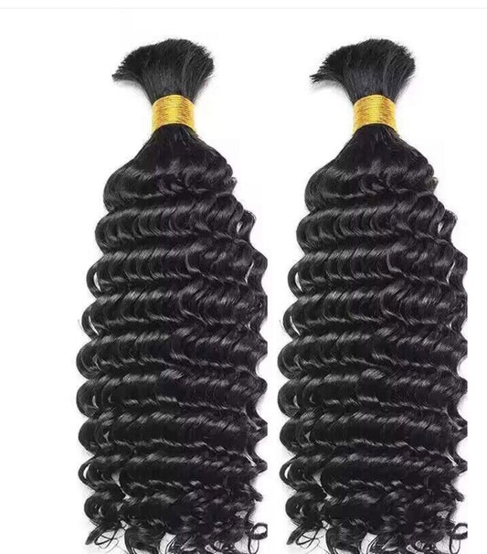 24” Body Wave Bulk Human Braiding Hair