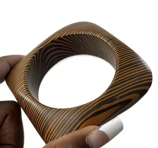 Wooden Retro Bangle
