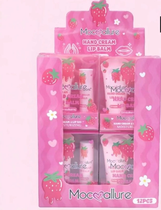 Mocoallure Lip Balm and Hand Cream Duo