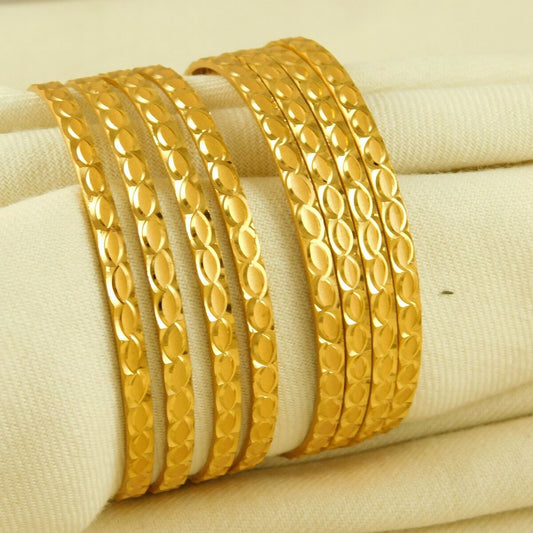 Gold 8" Bangle